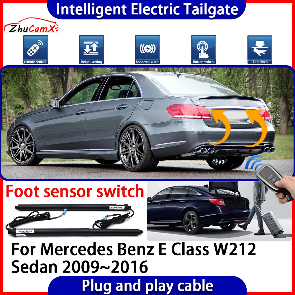 Automatic Lifting Kit Opening Trunk Intelligent Electric Tail Gate Lift Tailgate for Mercedes Benz E Class W212 Sedan 2009~2016