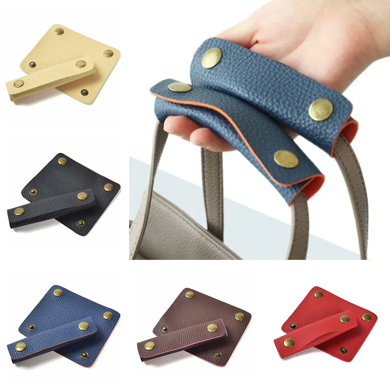 Asa de cuero suave para equipaje, bolso Ambassador, pieza Universal, accesorios para bolsa de sujeción, piezas de Hardware para bolsos, almohadilla para asa