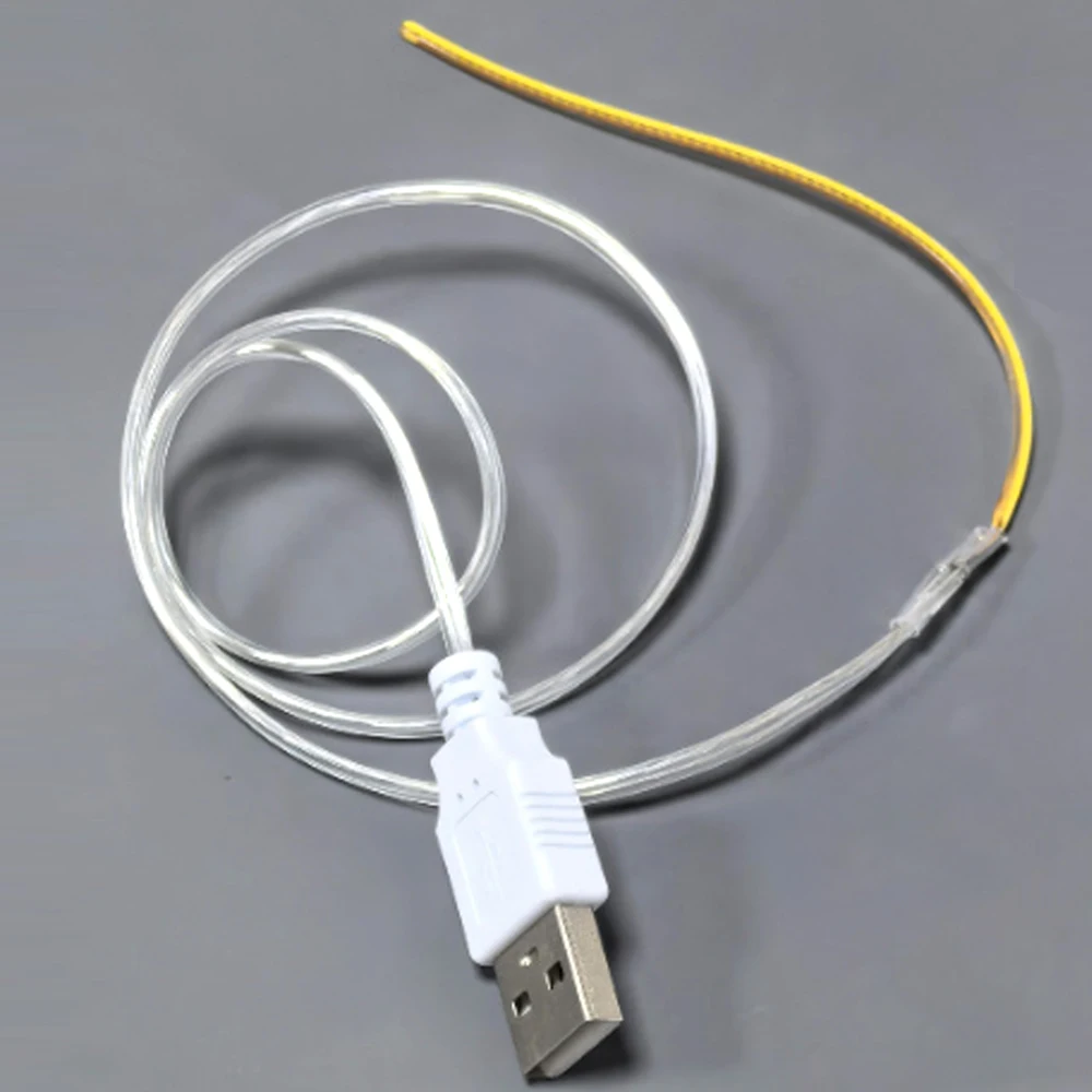 

USB LED ultra-fine soft filament 5V mini light strip 360° ambient light low-voltage no-soldering DIY modification creative light