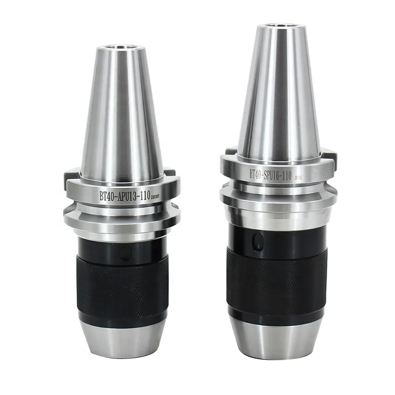 Mandriles de taladro CNC BT40, mandriles de taladro integrados autoajustables BT40 APU13 APU16, portaherramientas de fresado BT40, mandril de taladro BT40