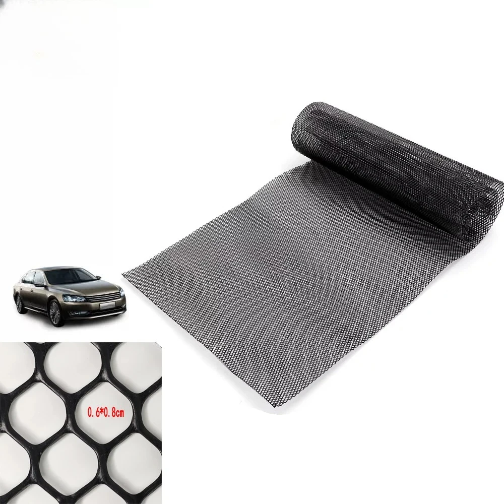 120cm Universal 3D ABS Honeycomb Grill Mesh Spoiler Bumper Vents for Car Tuning Durable Auto Exterior Practical Modification