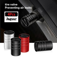 4pcs Car Wheel Tire Valve Caps Air Stem Covers Dust Prevention Accessories For Jaguar X S F XF XE XJ XK XEL XFL XJL XJ6 XJS XKR