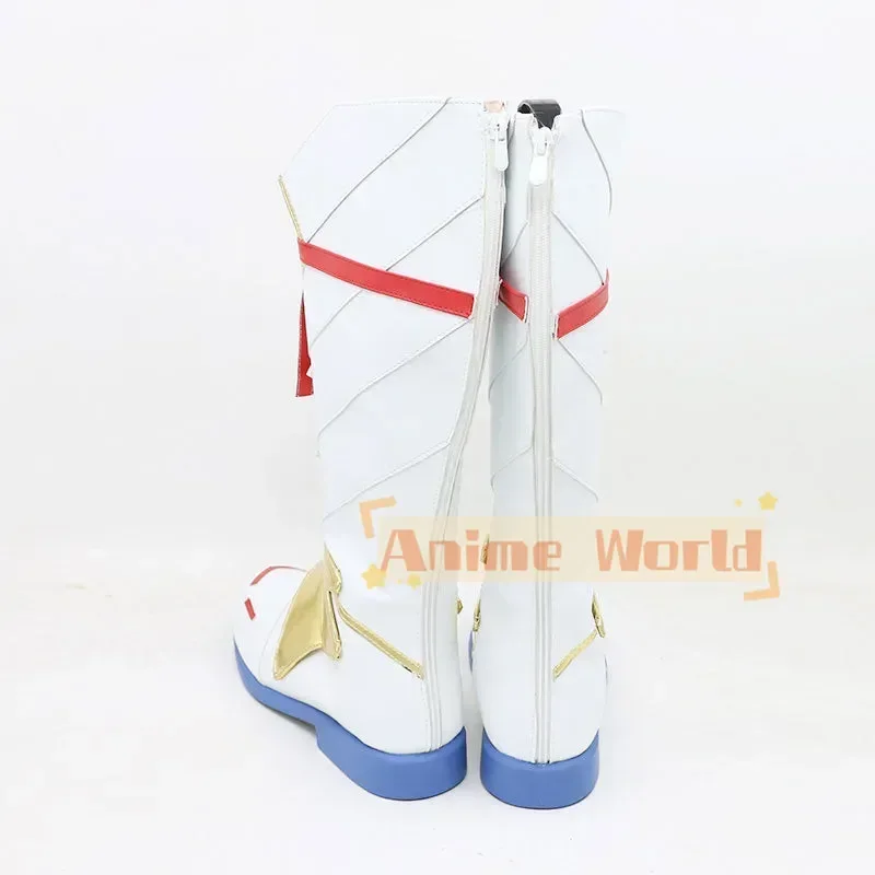 Xenoblade Chronicles 3 Mio White Boots Cosplay Shoes Custom Made Halloween Carnival Party Props