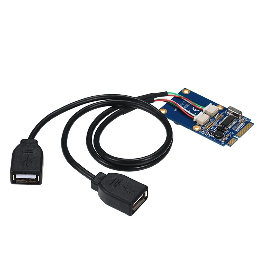 Laptop MiniPCI-E to USB adapter card, motherboard Mini PCIe expansion USB 2.0 interface expansion card