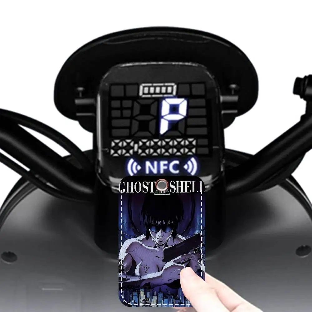 أنيمي G-Ghost In The S-Shell حامل بطاقة سلسلة المفاتيح المستطيلة، شارة حامل بطاقة الائتمان، حامل بطاقة هوية الطالب، غطاء بطاقات الحافلة #2