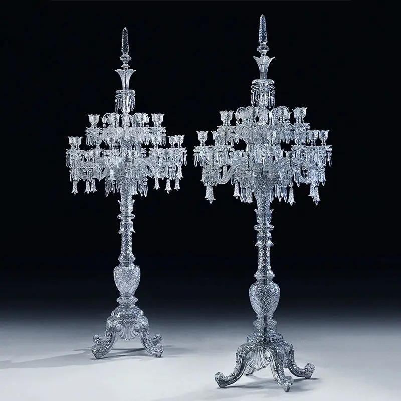 

Elegant Bedside Bedroom Interior Study Designer Floor Lamp Hotel Ballroom Wedding Decor Luxury Crystal Light Emitting Diode