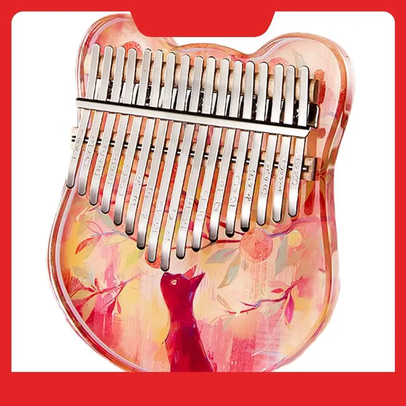 

Zani 21 Thumbhard Kalimba Acrylic Crystal Transparent Finger Qin Instrument For Beginner Music Instrument Accessories-N38R