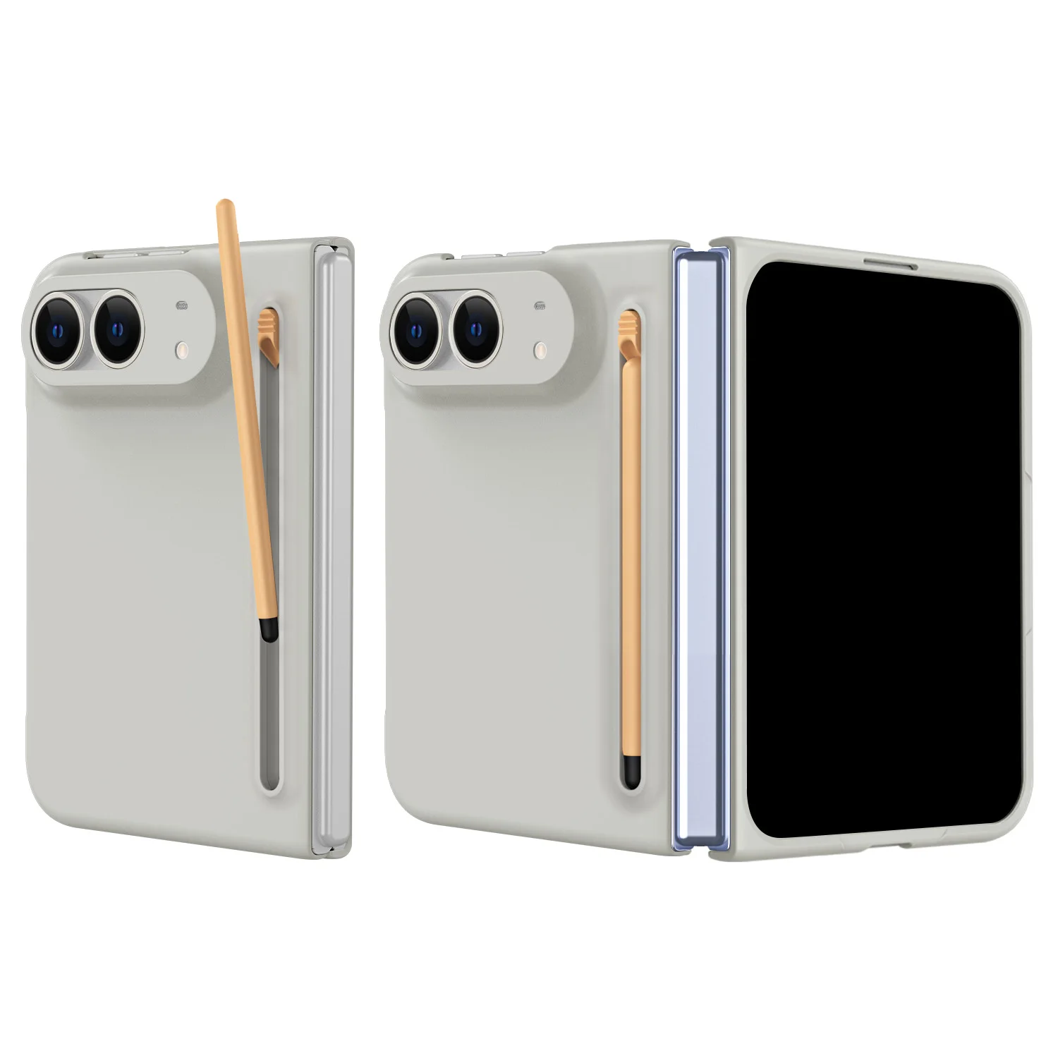 Etui do iPhone'a Duo, ultracienkie, przyjemne w dotyku, matowe, z folią ochronną i rysikiem, składane, odporne na wstrząsy, akcesoria. — zdjęcie produktu 7