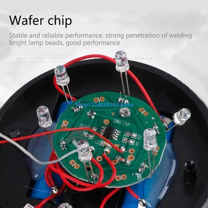 Flash Caution Light Chip Control Bridge Construction Rechargeable Night