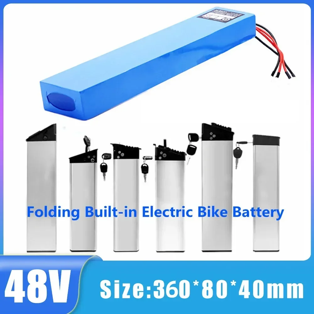 

48V Ebike battery 10Ah 12Ah 14Ah 54.6V 600W 750W 1000W Folding Built-in Electric Bike Battery for samebike LO26 20LVXD