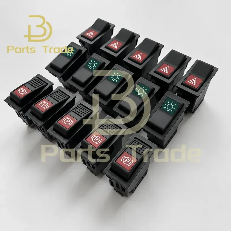 Headlight Switch 0009732613 7915490528 Warning Switch 0009732614 Brake Switch 7915490511 for Linde Electric Forklift Pallet