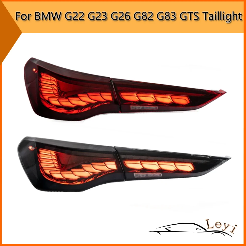 

LED Rear Lamps Assembly For BMX 4Series G22 G23 G26 G82 G83 M4 (GTS Style) Modified Brake Tail Lights Plug And Play Accessories