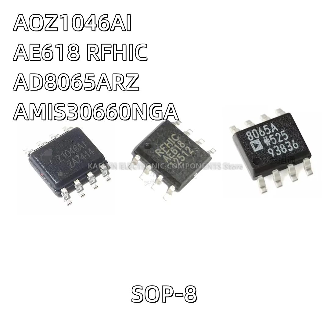 

5Pcs/lot AOZ1046AI Z1046AI AE618 RFHIC AD8065 AD8065ARZ AD8065AR 8065A AMIS30660NGA AMIS30660 30660NGA SOP-8