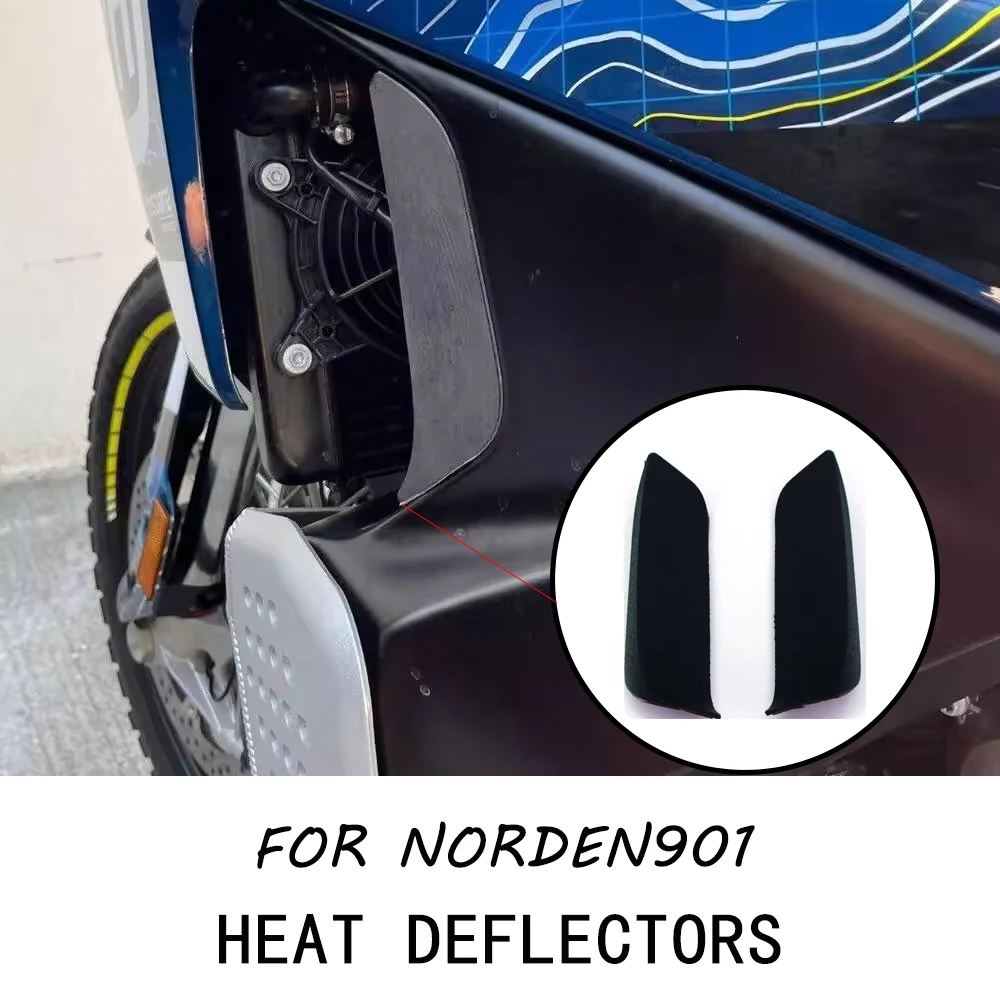 Image of Norden 901 Motorrad-Spoiler Kühlerdeflektor Luftabweiser für Husqvarna Norden 901 Wärmeableitungsdeflektor Zubehör