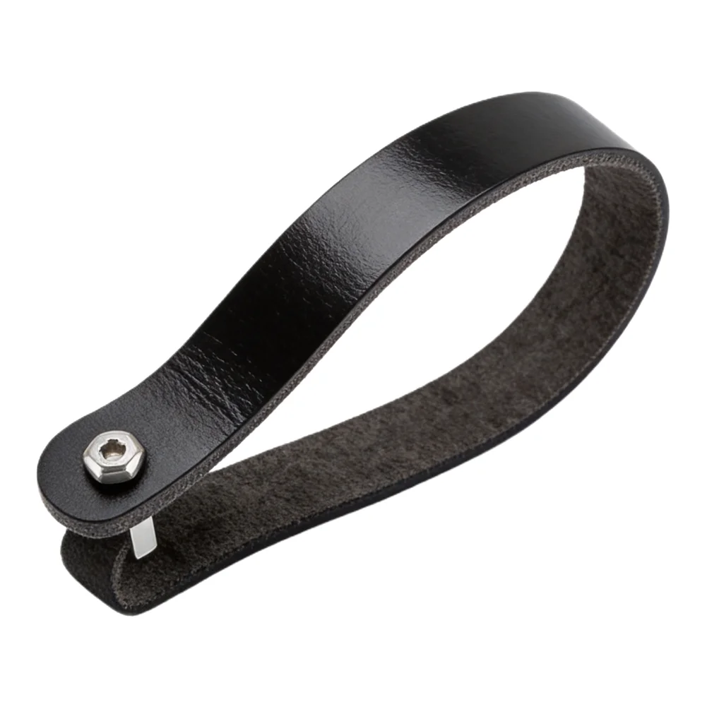 Bike Accessory Cowhide Handle Bike Commuting Easy To Carry Quick Removal Feature Steel And Tape Material User-Friendly
