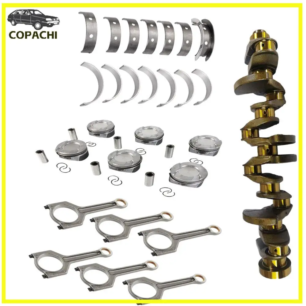 1set N55 3.0L Engine Con Rods&Bearings Set Crankshaft Kit 7580483 11 24 7 624 615 for BMW X1 X4 X5 X6 135i 535i 640i 335i 435i