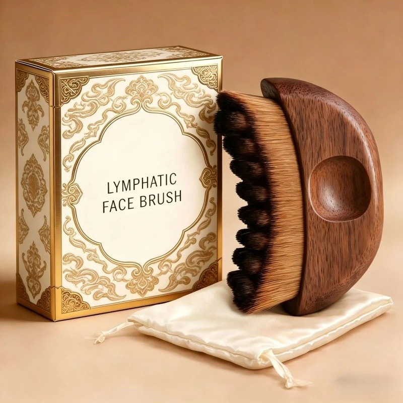 Massager for Face Lymphatic Contour ,Skin Scraping Body Sculpting ,Face Guasha Brush Drainage Massager Brush Facial Massage