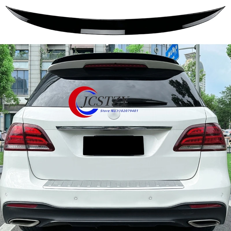 For Mercedes Benz W166 GLE W166 ML Class 350 400 450 500 43 63 AMG 2012-2018 Car Rear Trun Roof Lip Spoiler Wing Trims Tail Wing