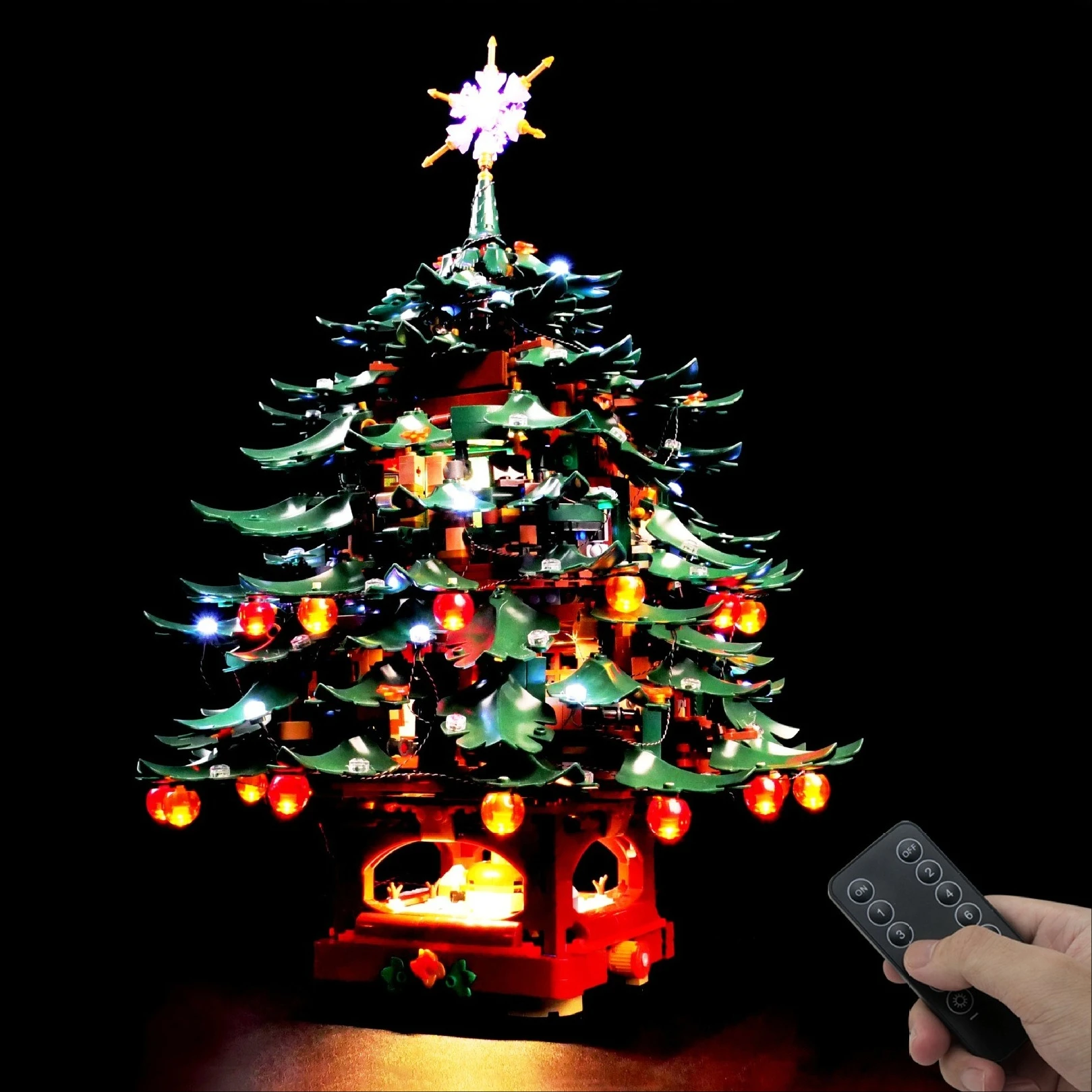 

LED Lighting Kit Compatible with Lego 41843 Christmas Tree Building Blocks (NOT Include The Model Bricks)