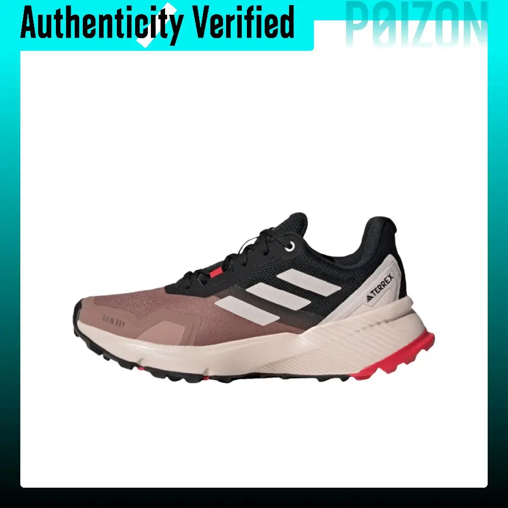 adidas-terre-slip-resistant-abrasion-resistant-low-top-trail-running-shoes-women's-black-pink-ih3878