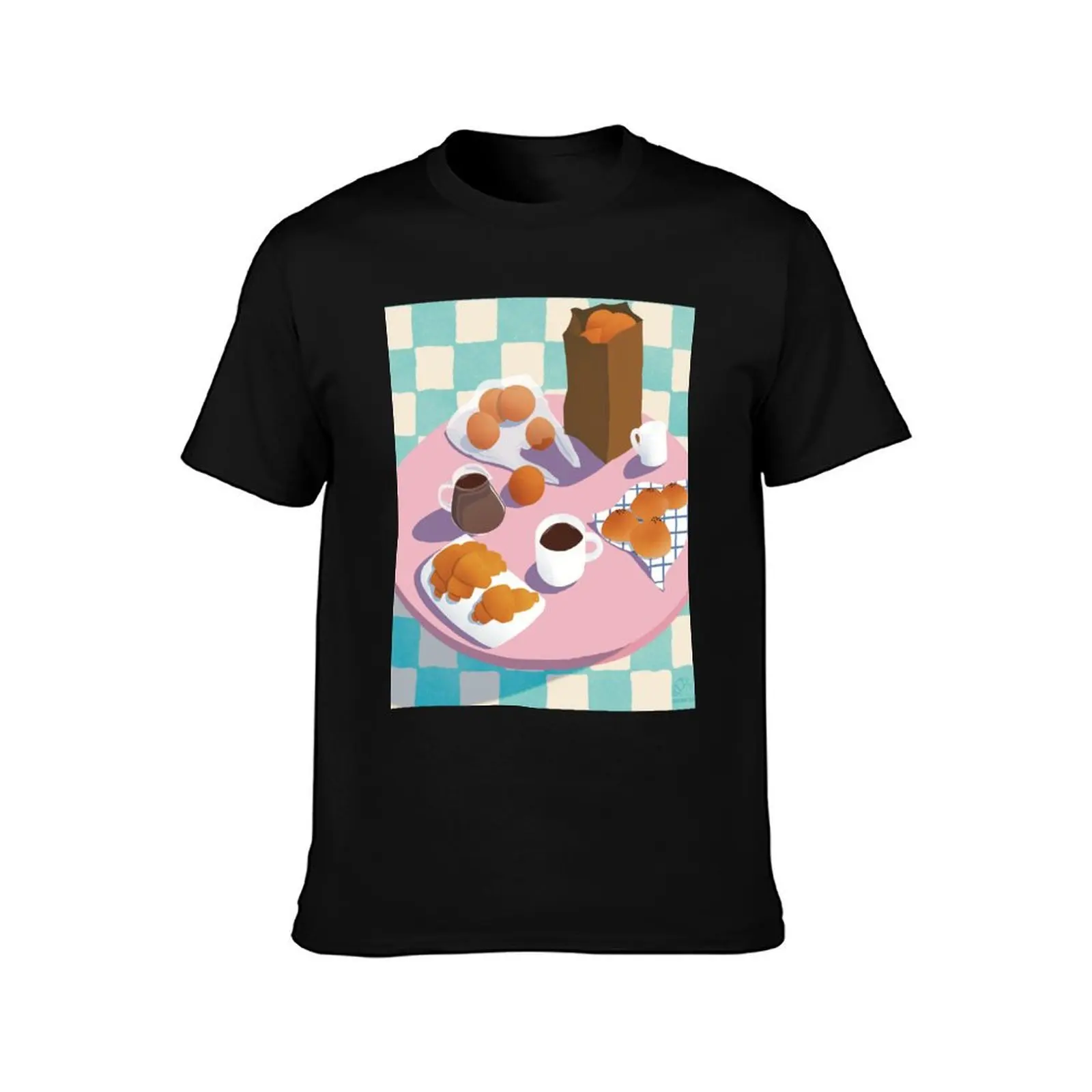 Pastries and Coffee T-Shirt UV Sun Protection Tee Shirt T-Shirt