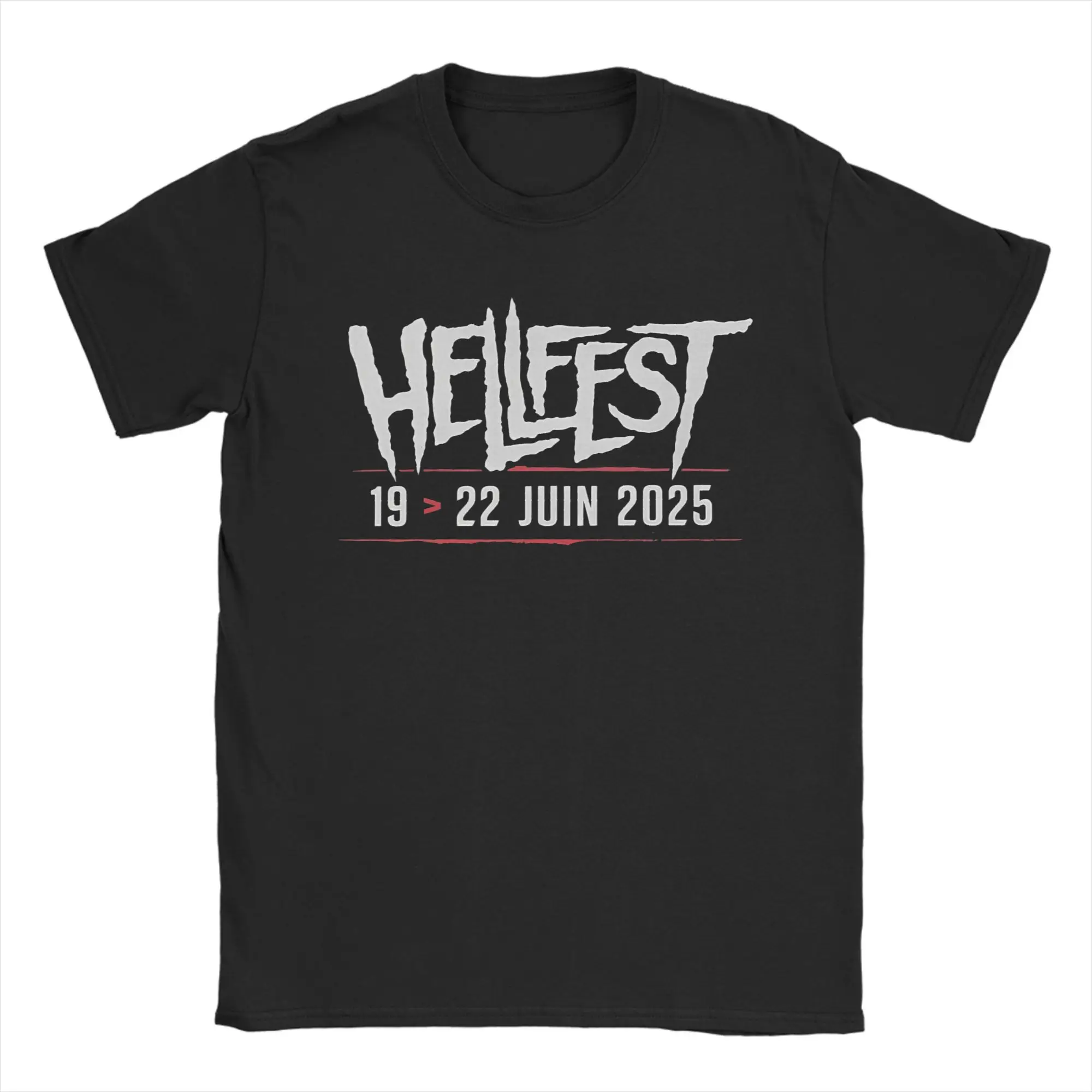 2025 Hellfest Heavy Metal Music Festival T-Shirt Summer Cotton T Shirts For Men's Harajuku Tshirt Short Sleeve Funny Top Tees