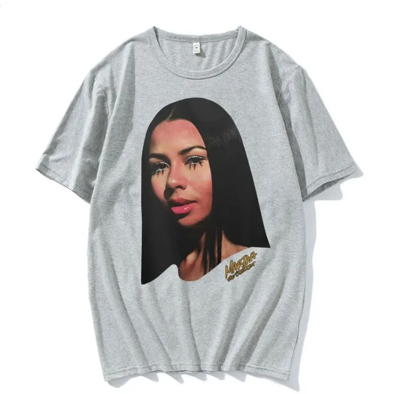 Singer Mariah The Scientist Graphic T-shirts Men Fashion Hip Hop Vintage T Shirt Casual 100% Cotton Oversized T-shirt Tops