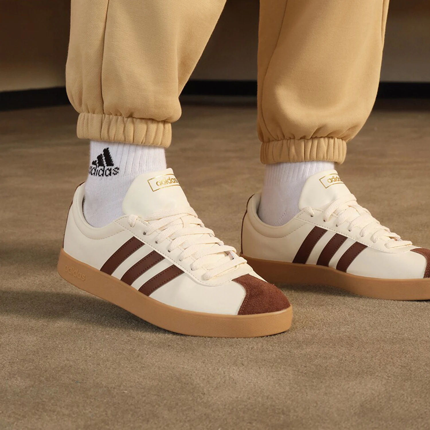 Adidas genuine Neo VL COURT 2.0 Unisex Classic Low-top Skate Shoes ID6016