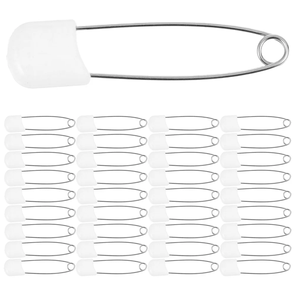 

60Pcs Baby Nappy Safety Pins Adjustable Diaper Buckle for Kids Clothes Scarf Brooch Clothing Pins Safety Pin Diaper Buckle