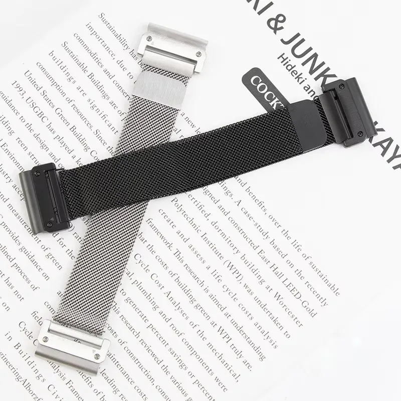 2PCS for Garmin Tactix 7Pro Fenix 7X 6X 7 5 6 Pro Watchband Adapters Easyfit Buckle Connectors Watch Connector 3HR Metal Adapter