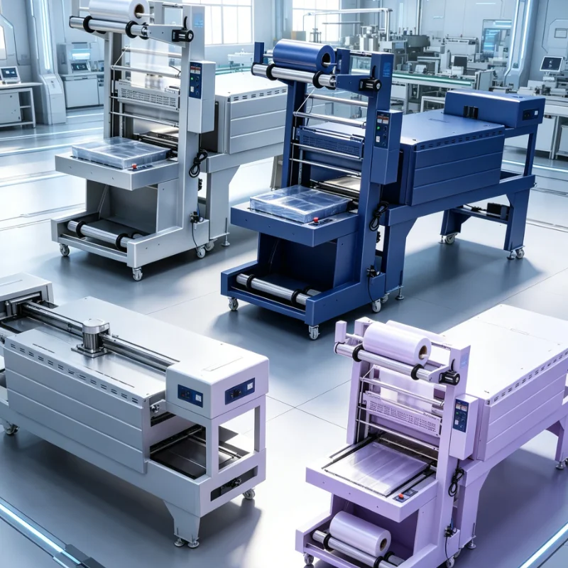 Customized Heat Shrink Wrapping Conveyor Machine Automatic Tunnel L Bar Sealer POF Film Commercial Heavy Duty Packaging System