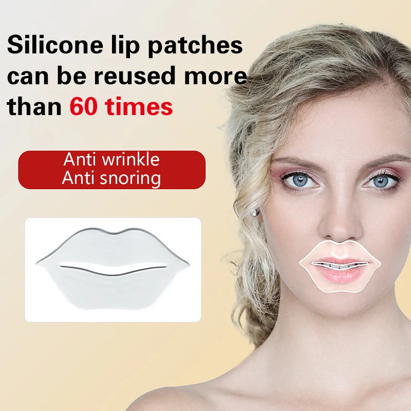 Reusable Silicone Anti Snoring Sticker Promote Better Sleep Mouth Breathing Reduce Snore Nighttime Sleep Mouth Correction Tape