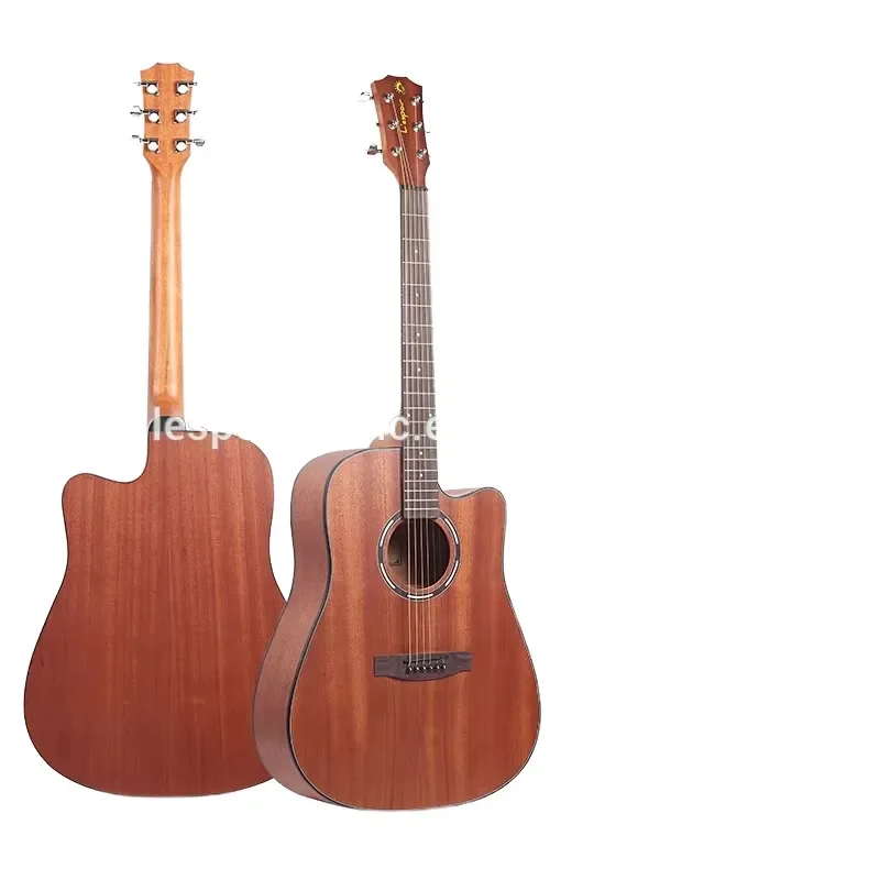 40-Inch 41-Inch Shabili Mahogany Acoustic Guitar Custom Logo Factory Made