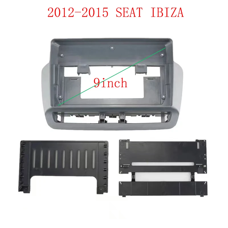 

9 Inch Car Frame Fascia Adapter Canbus Box Android Radio Dash Fitting Panel Kit For Seat Ibiza 2012-2015