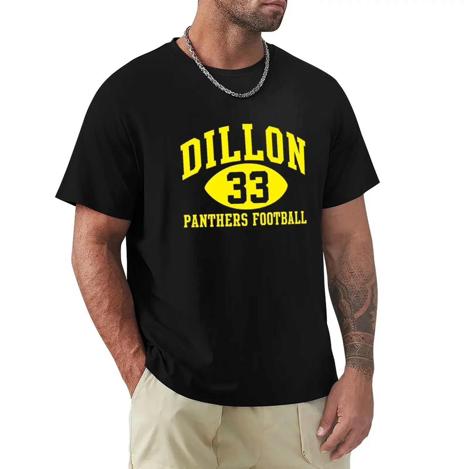 

Dillon Panthers Football #33 T-Shirt kawaii clothes anime t shirts summer tops T-shirt men