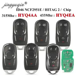 3/4/5BTN Smart Key Promixity 315/433MHz ID46 Remote for Buick Envision LaCrosse 2017 2018 2019 ENCORE HYQ4AA /HYQ4EA Keyless Go