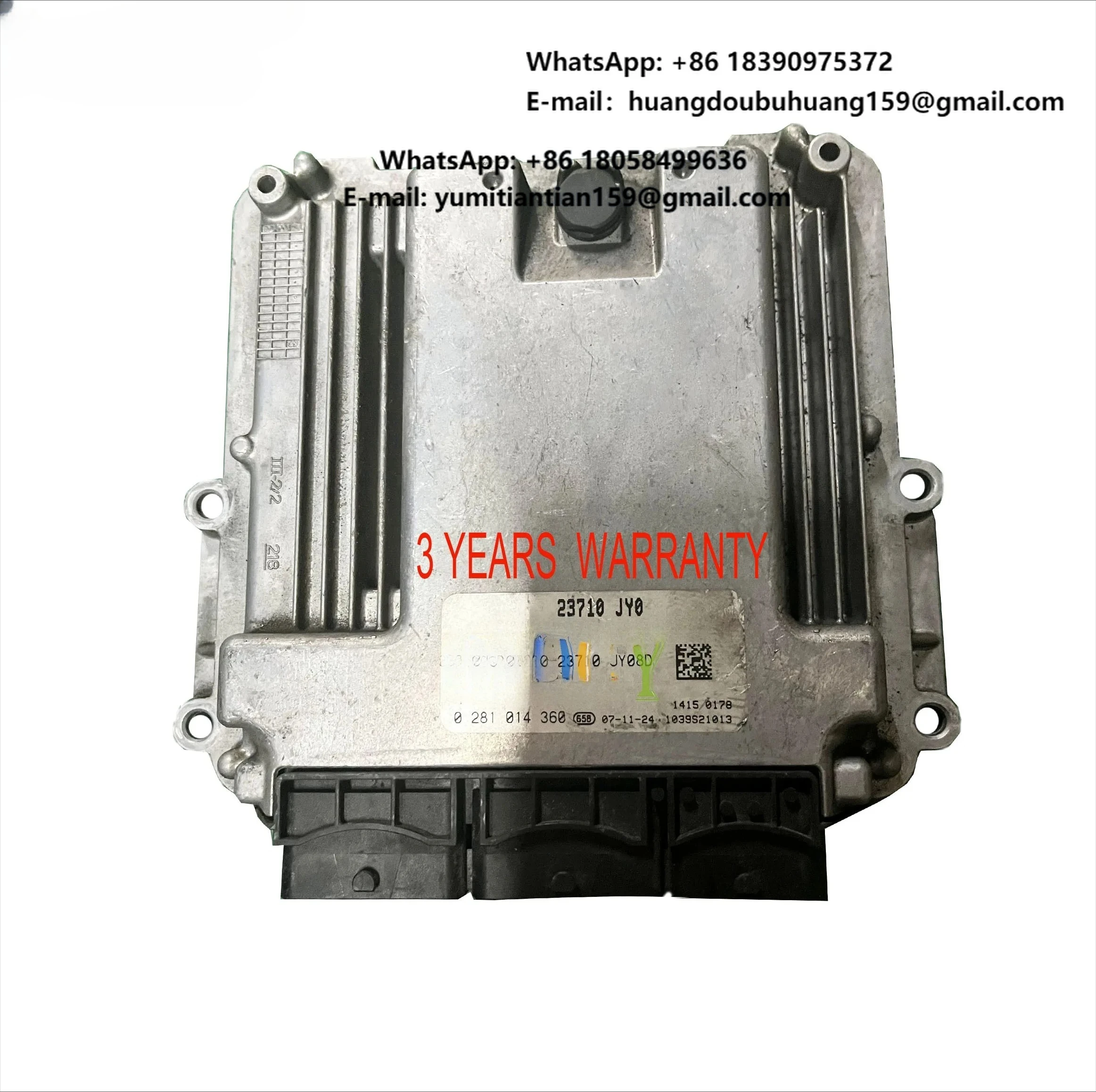Engine Control Unit for Nissan X-TRAIL / Renault Koleos 0281014360 0 281 014 360 ECU ECM 23710 JY0 2370 JY08D