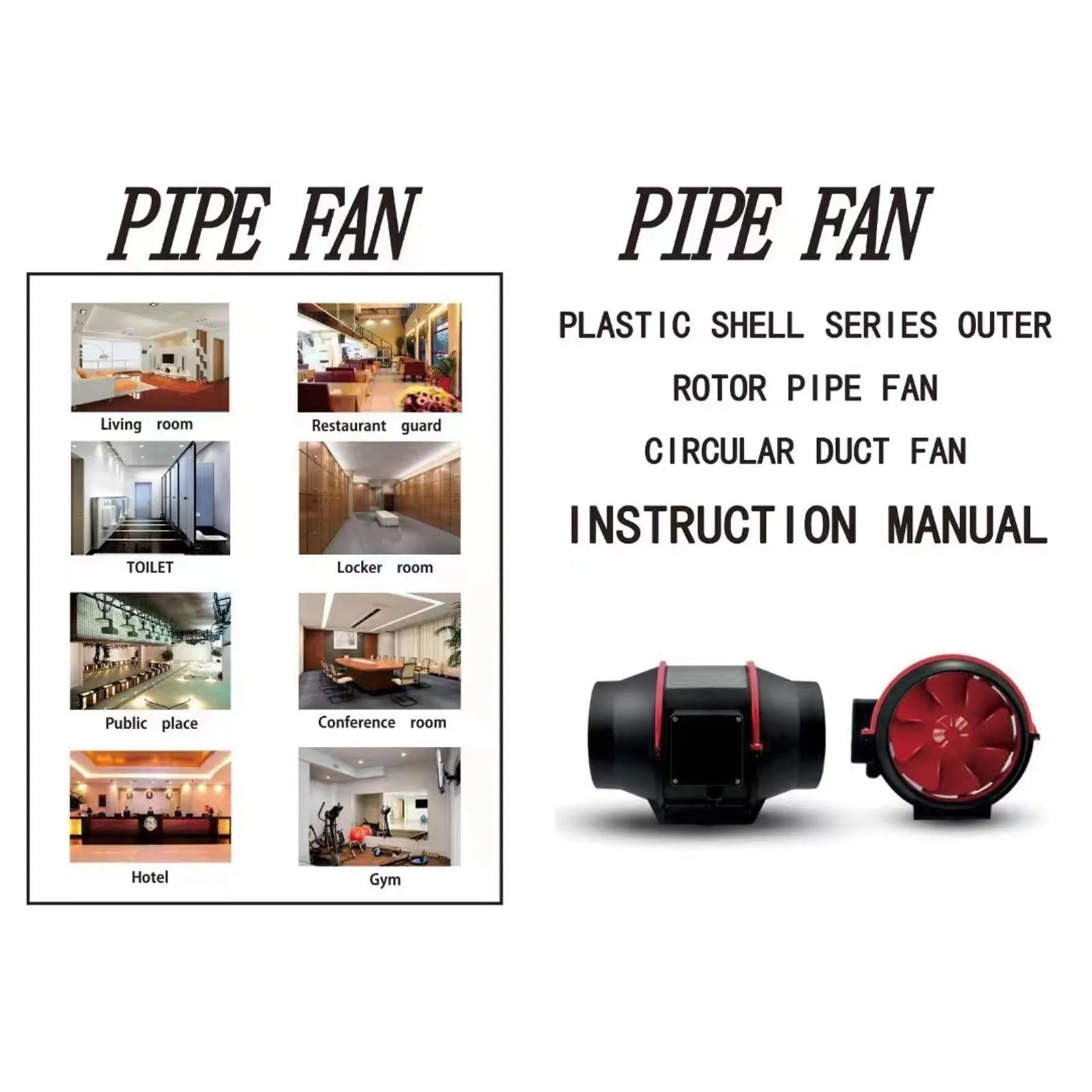 مروحة قناة مضمنة 6 بوصة مروحة معززة بفتحة تهوية هادئة لزراعة خيمة النمو مكان داخلي تهوية سرعة واحدة 80 وات مروحة معززة للتهوية