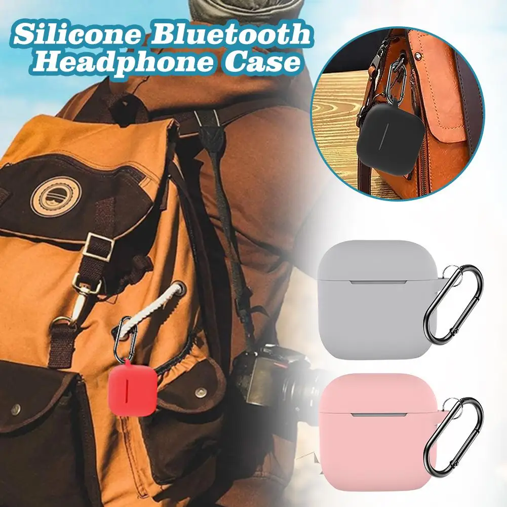 

For Airpods4 Earphone Cover Simple Solid Color New Apple 4th Generation Silicone Bluetooth Shell For Airpods Protective Cov U5R1