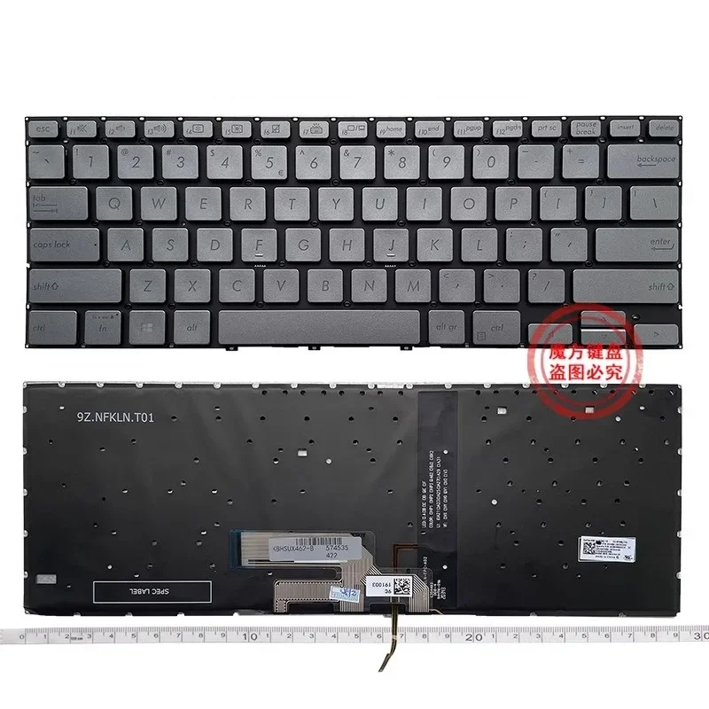 New US Keyboard For ASUS ZenBook Flip 14 UX462 UX462D/DA UX462F/FA UM462 English Keyboard Backlight