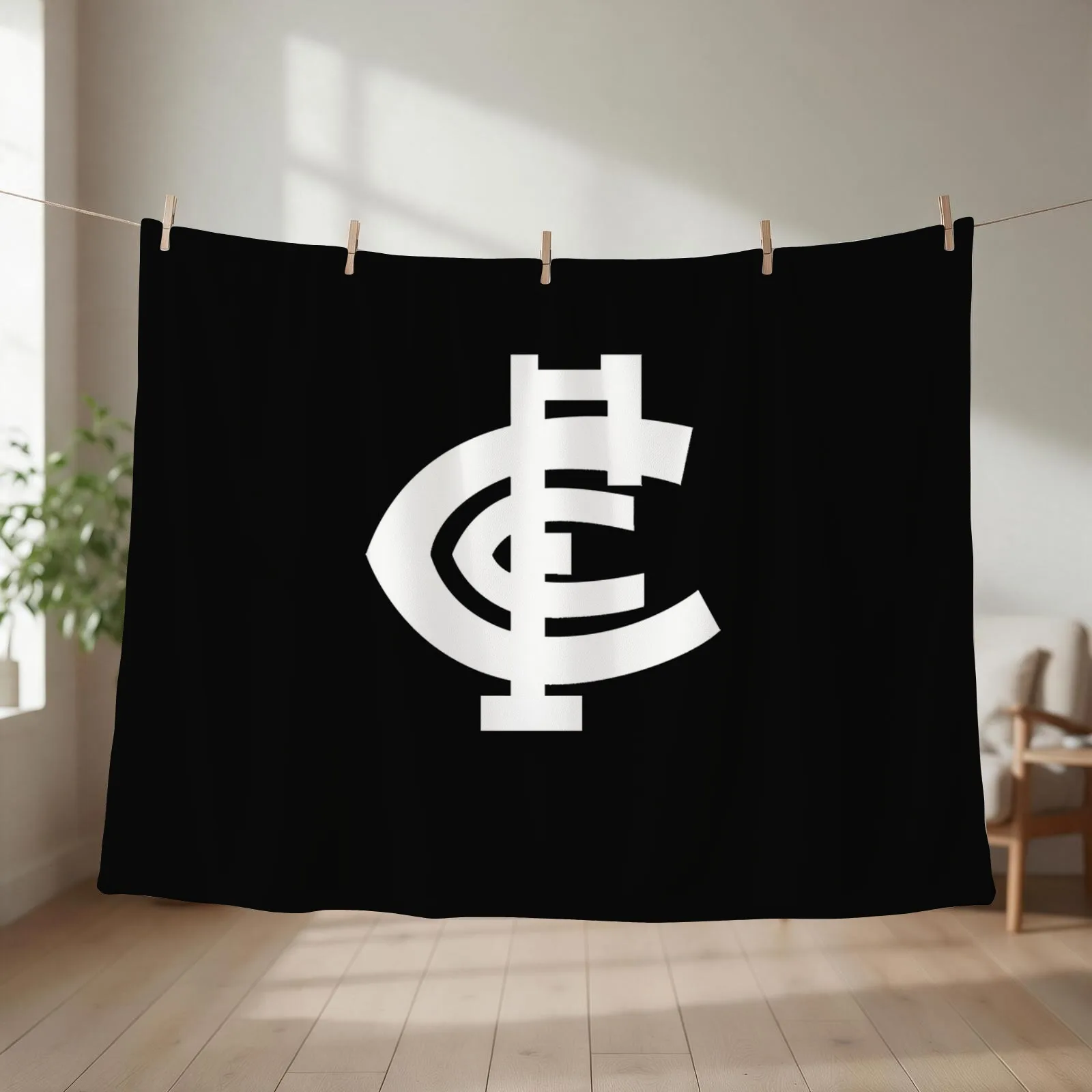 Carlton Throw Blanket couch cozy soft plush fuzzy picnic outdoor blanket