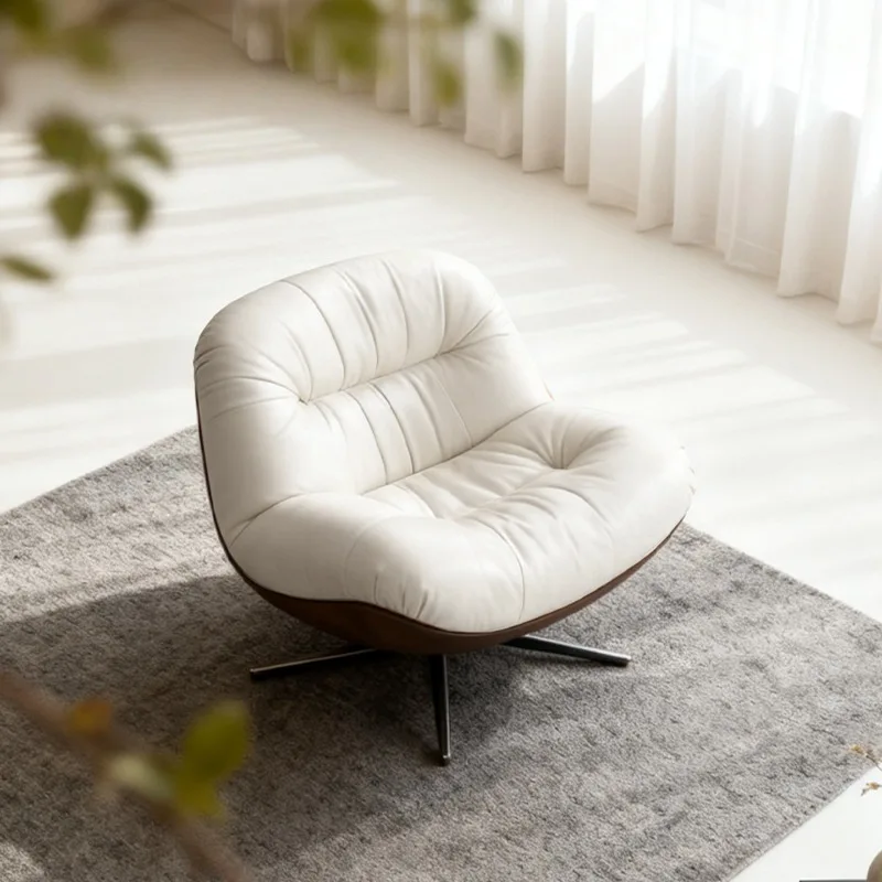 Rotatable single chair Light luxury designer modern leisure chair