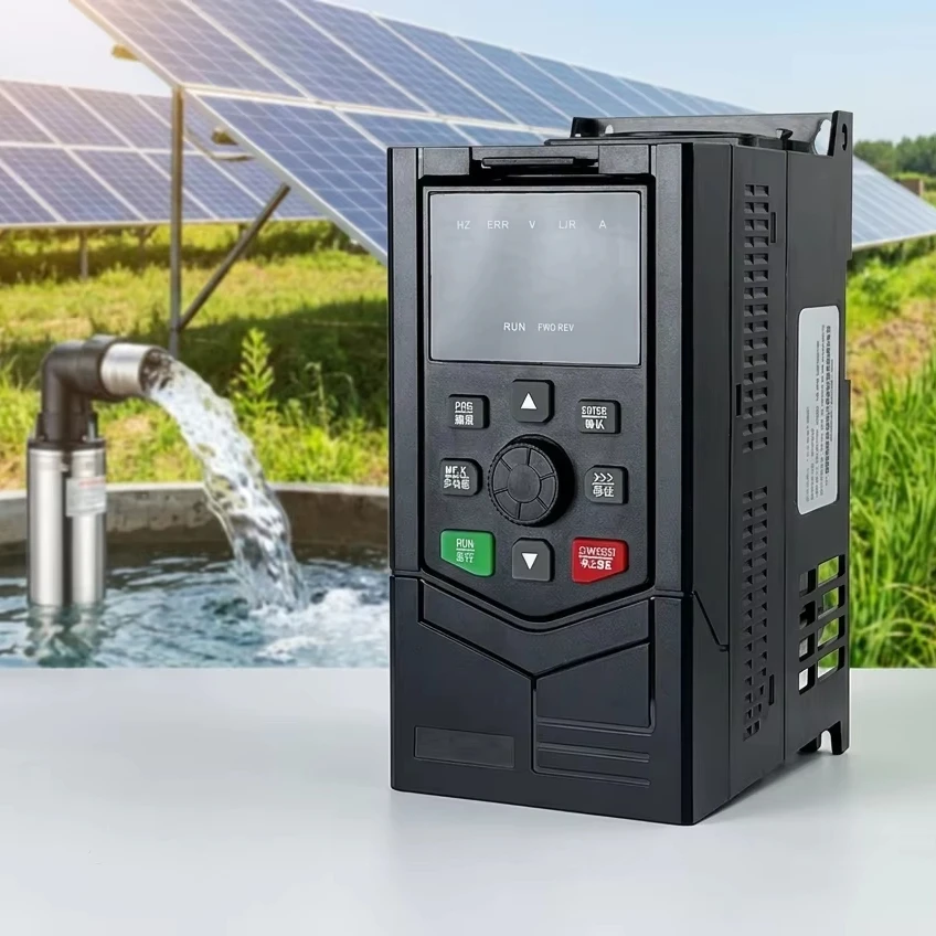 High Performance Frequency Solar Hybrid Permanent Magnet Synchronous Motor Solar Inverter 0.4KW 110KW Solar Water Pump VFD