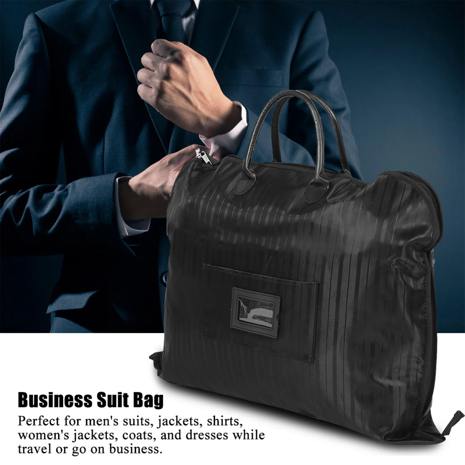 

Business Suit Bag Business Suit Protector Waterproof Business Suit Travel Storage Bag Garment Hanging Clothes Protector Carrier