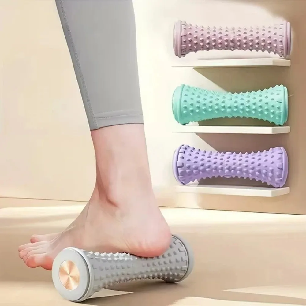 Massageador Manual de Plástico para Pés, Rolo de Massagem, Bola de Yoga, Ferramenta de Massagem para Relaxamento Muscular e Cuidado da Fáscia Plantar