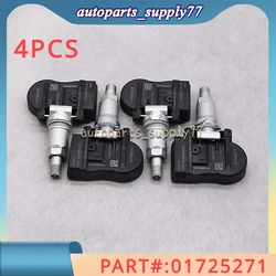 4Pcs New Tire Pressure Sensor 01725271 433Mhz TPMS Use OBD To Relearn Car Accessories Sensor for geely-atlas