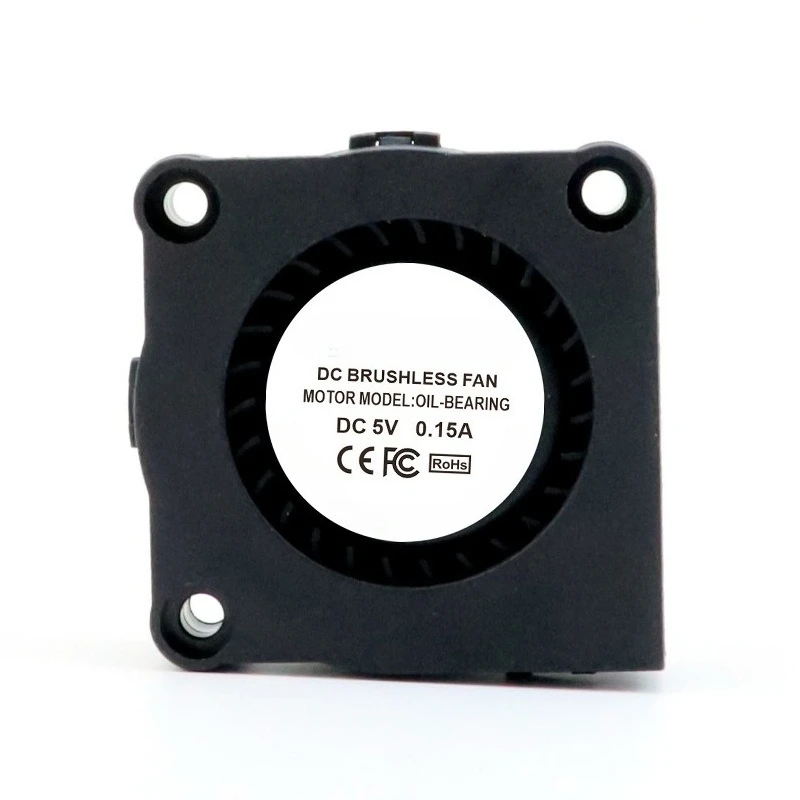 10pcs DC DC 4015 Blower 5V12V24V Brushless Fan Hair Removal Instrument Oil-containing Double Roller Turbine