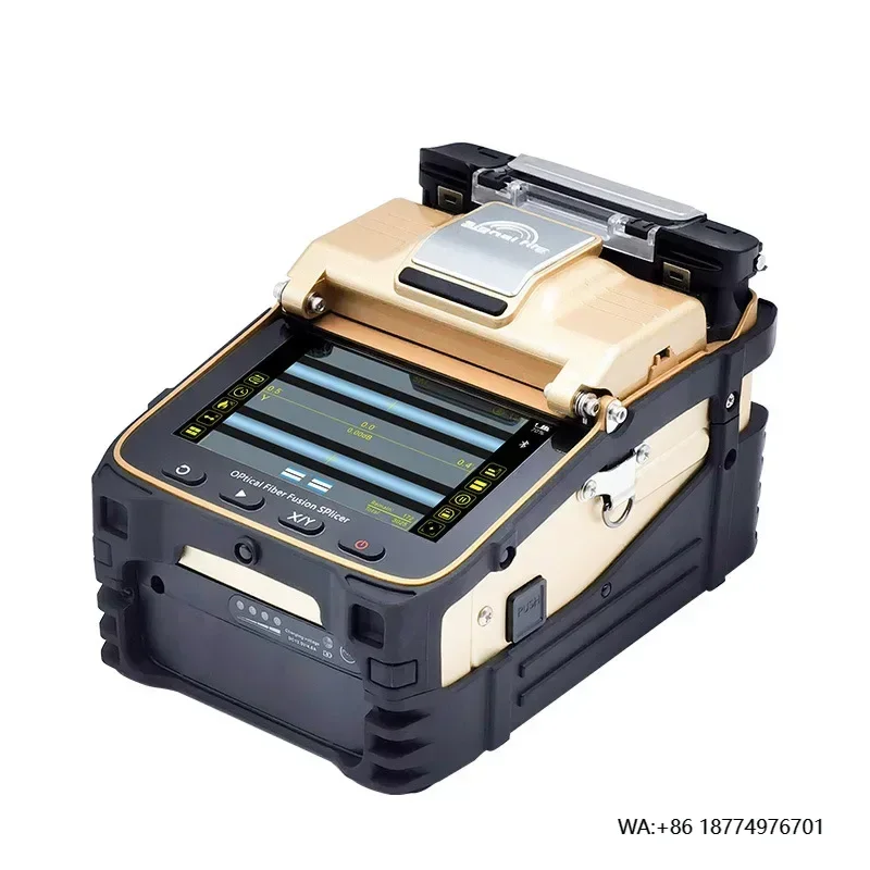 

Signaalbrandvezel Lasmachine AI-8C Automatische Jumper Kabel Fiber Huid Heet Smeltmachine