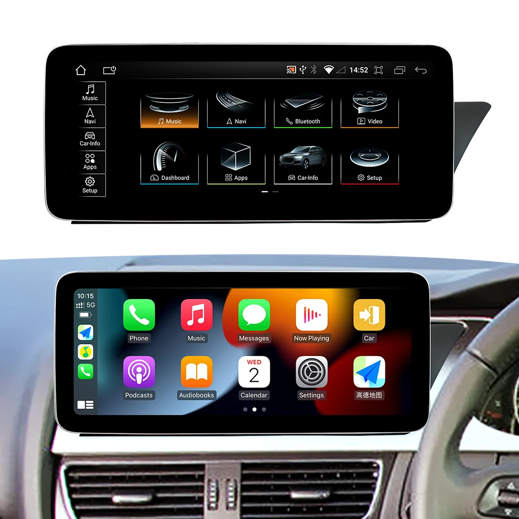 12.3Inch 8core Android 13 Car DVD Player for right hand driver Audi A4 A4L A5 S5 2009-2016 Car Radio WiFi Carplay Navigation GPS