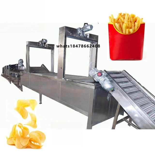 Potato Crisps Maker Frozen French Fries Equipment Production Line